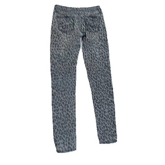 Almost Famous Leopard Print Jeans - Picture 4 of 9